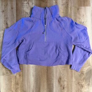 Lululemon Scuba Oversized Funnel Neck Half Zip